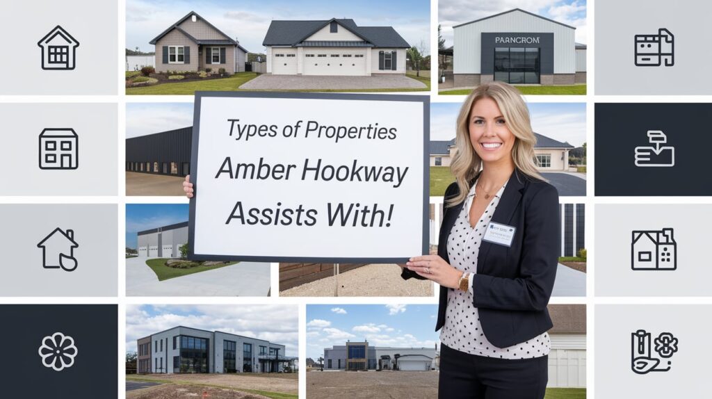 Types of Properties Amber Hookway Assists With!